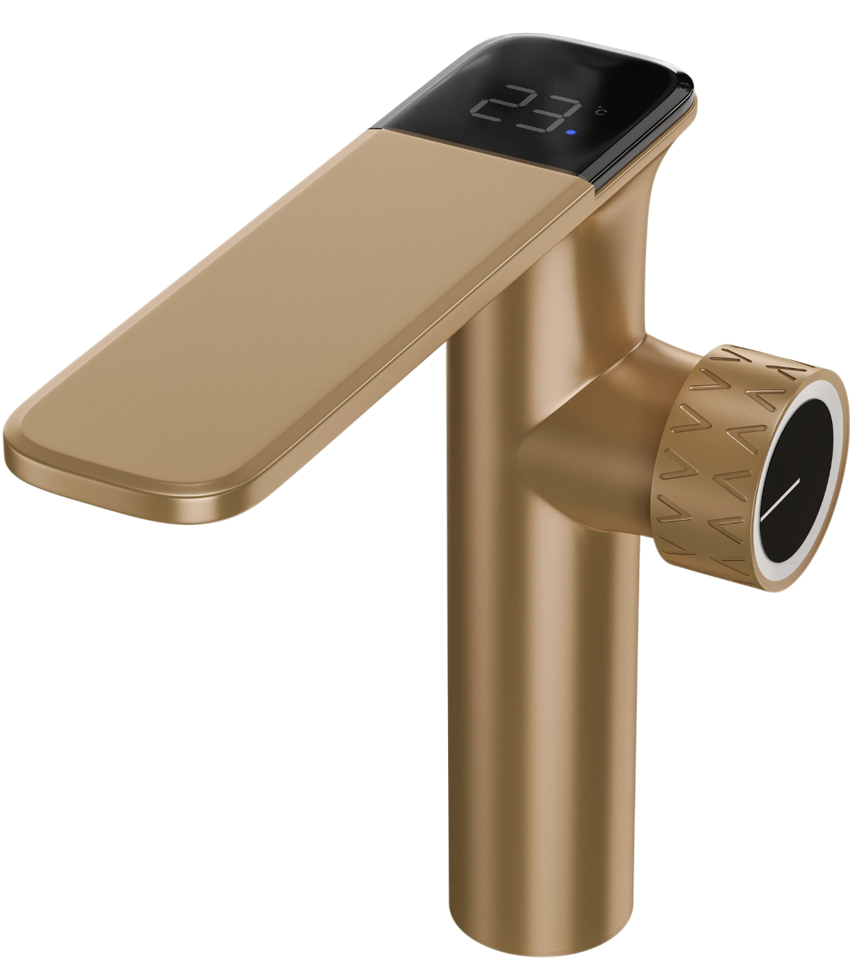 Monaco Digital Basin Mixer, Brushed Bronze